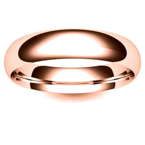 Court Medium -  5mm (TCSM5R) Rose Gold Wedding Ring